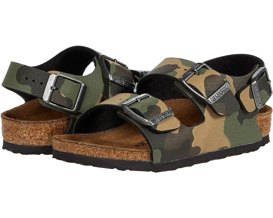 Сандалии Birkenstock Milano, цвет Camo Khaki перчатки для рыбалки летние aquatic upf50 camo lime khaki