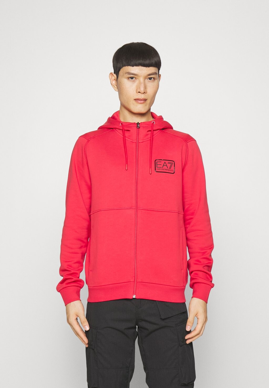 

Толстовка на молнии EA7 Emporio Armani, цвет rosso