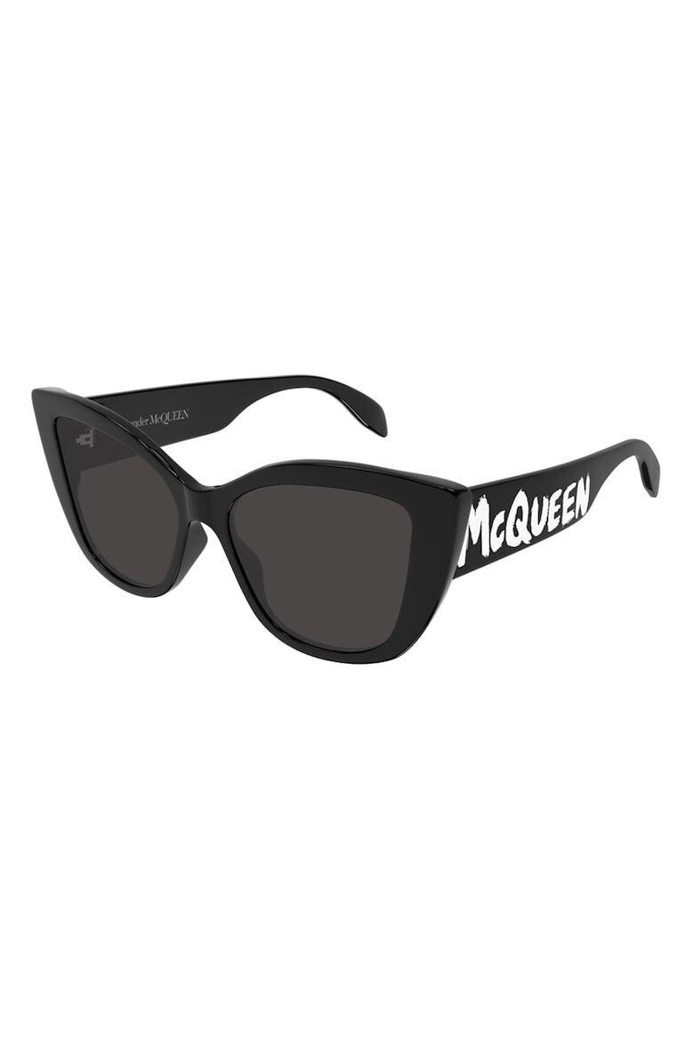 

Однотонные солнцезащитные очки «кошачий глаз» Alexander Mcqueen, черный