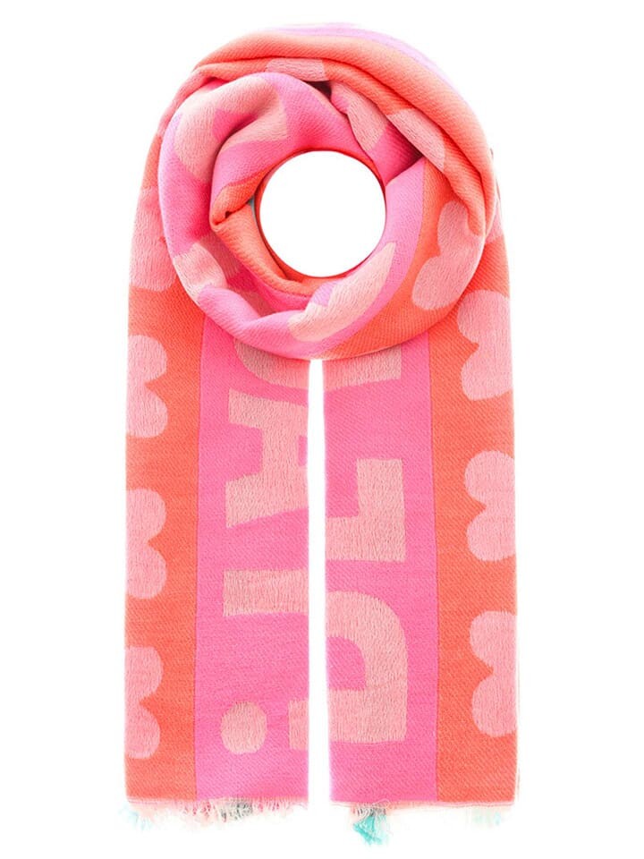 

Шарф Zwillingsherz Happiness, цвет pink/orange