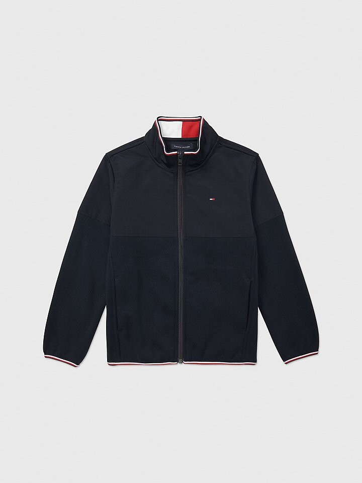 

Детская ветровка с воротником-стойкой Tommy Hilfiger