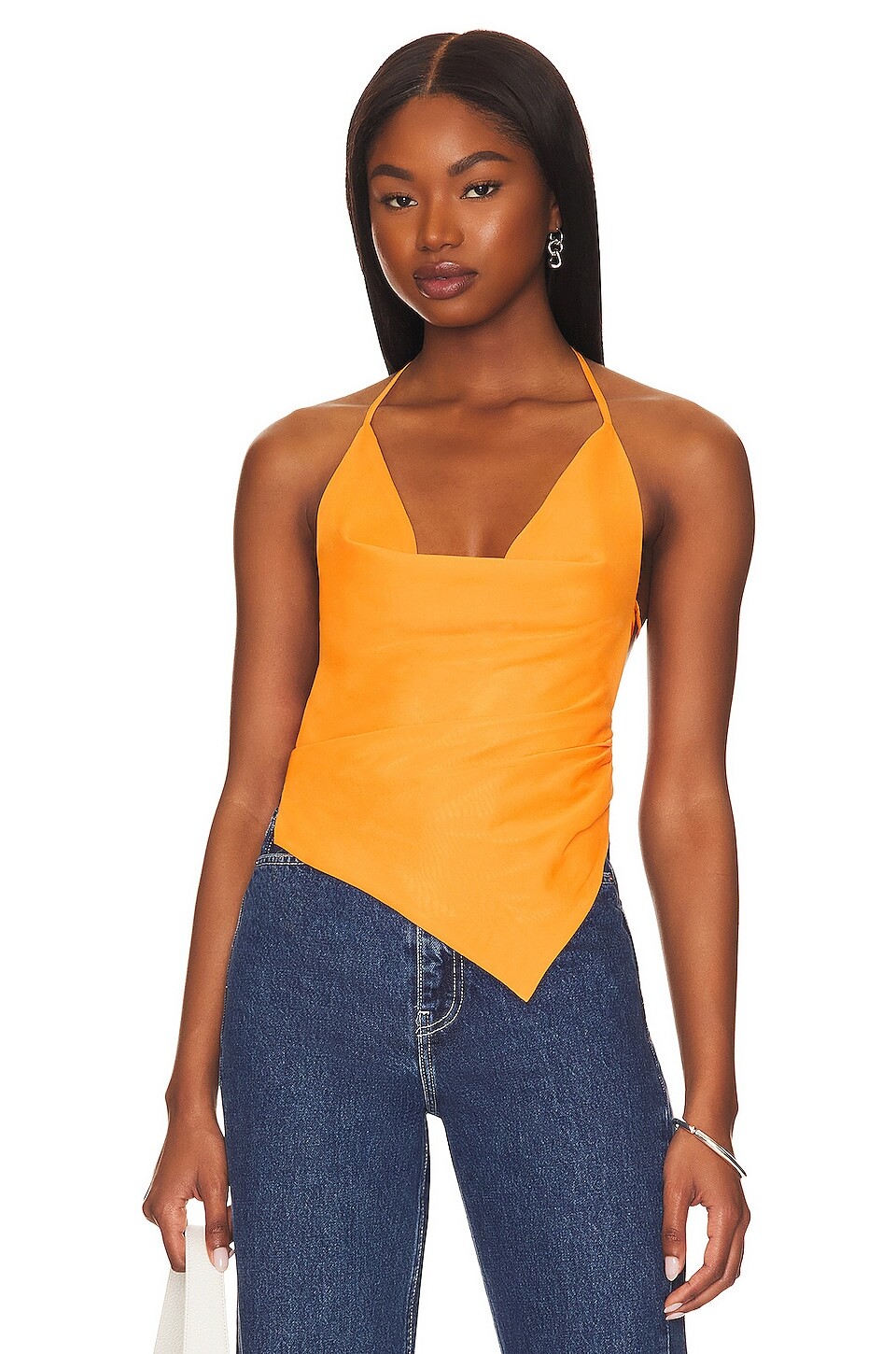 

Топ superdown Olivia Cowl Neck, оранжевый
