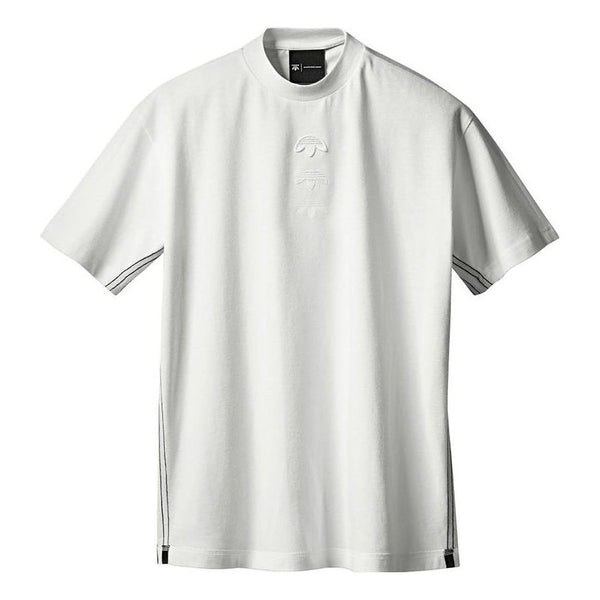 

Футболка adidas originals x alexander wang Crossover Solid Color Logo Casual Short Sleeve White T-Shirt, белый