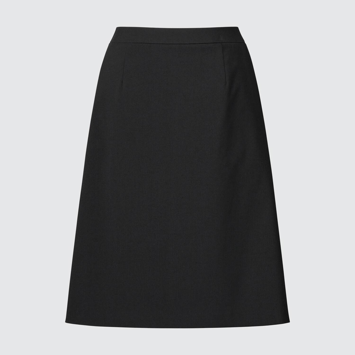 

Юбка эластичная Uniqlo расклешенная, черный