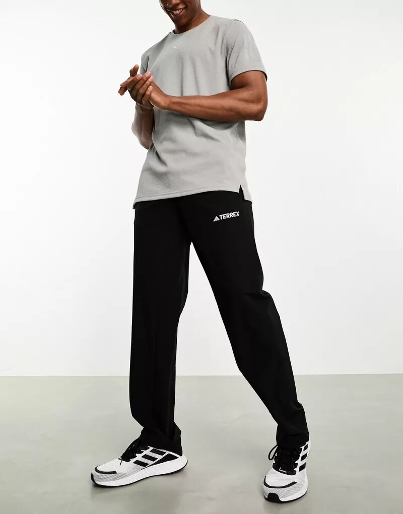 Черные спортивные брюки для активного отдыха adidas adidas performance