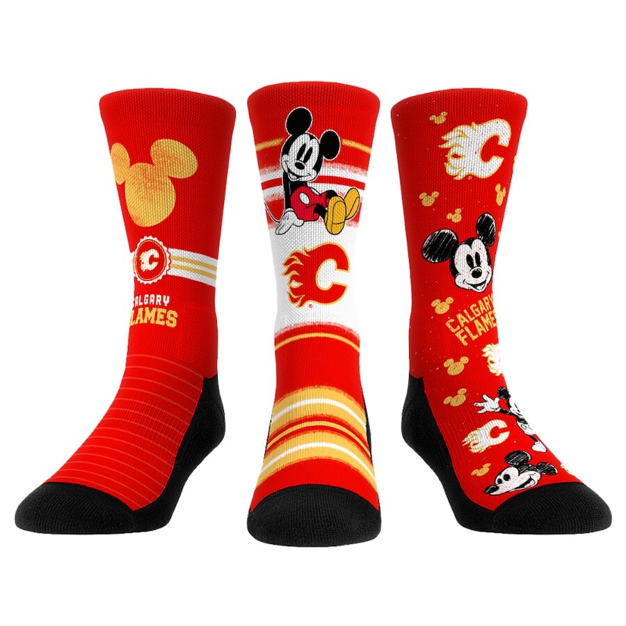 

Комплект носков Rock Em Socks Calgary Flames, красный