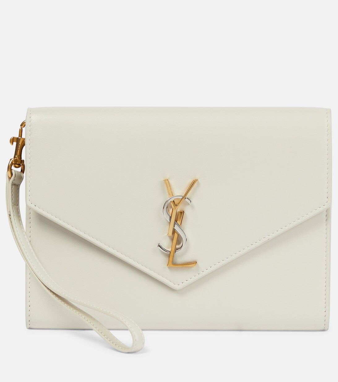 

Кожаный кошелек Cassandra Saint Laurent, черный
