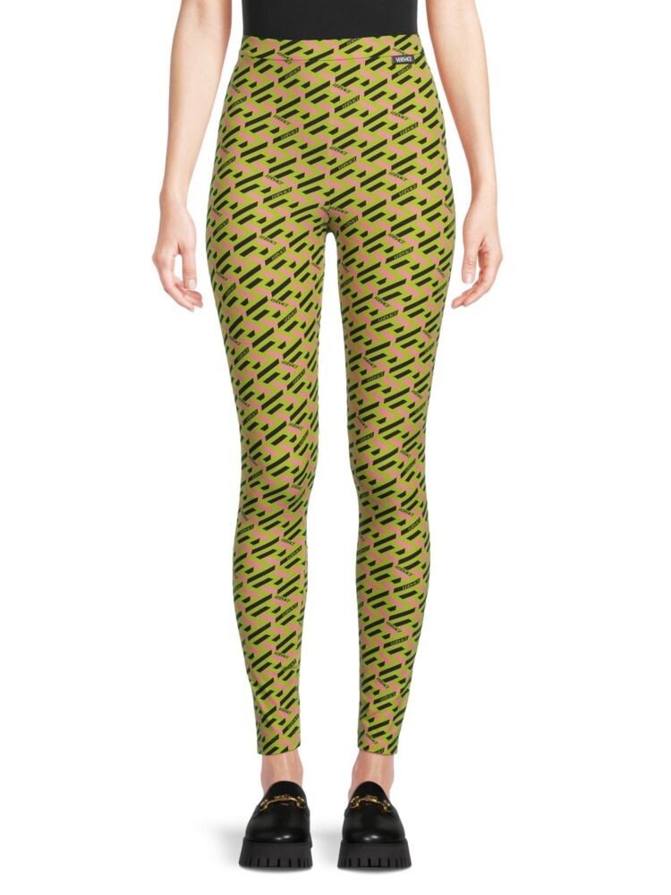 

Леггинсы с монограммой Versace, цвет Pale Avocado