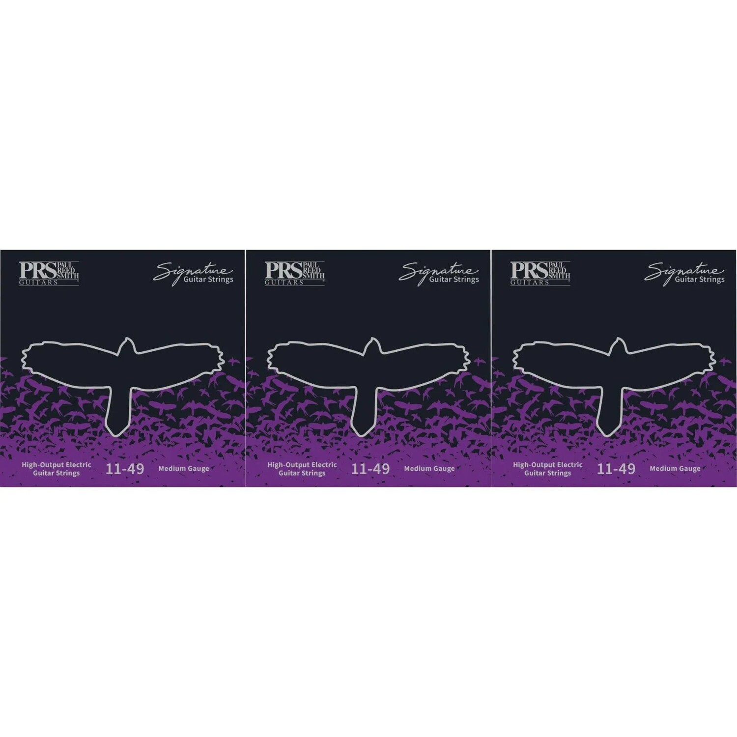 

Струны для электрогитары PRS Signature — .011-.049, средние, 3 шт.