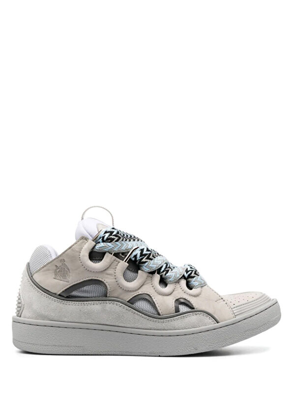 

Серые мужские кожаные кроссовки curb Lanvin