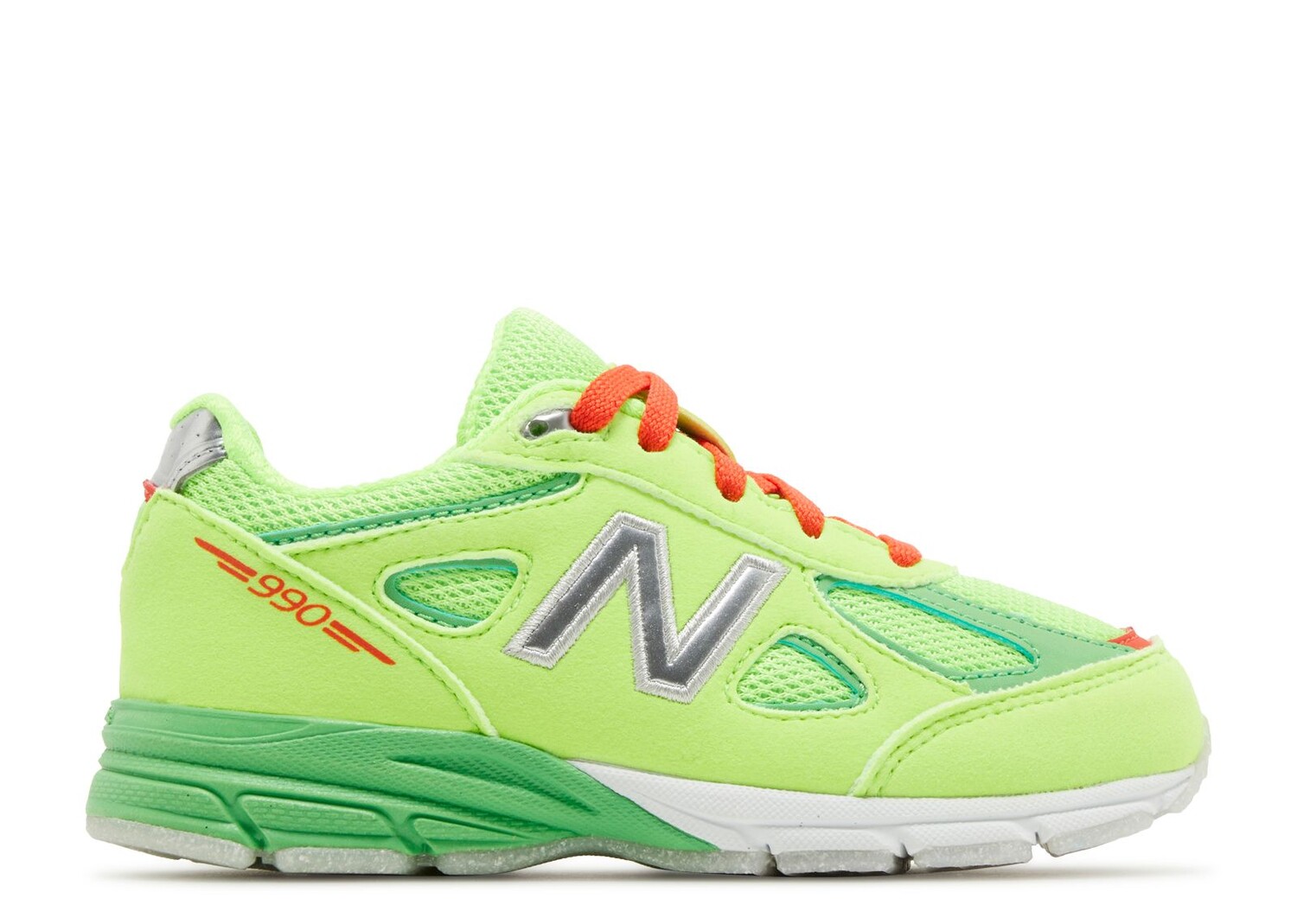 

Кроссовки New Balance Dtlr X 990V4 Toddler 'Festive', зеленый