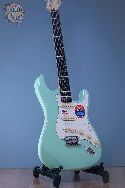 Электрогитара Fender Jeff Beck Stratocaster Surf Green электрогитара fender jeff beck stratocaster rosewood fingerboard surf green