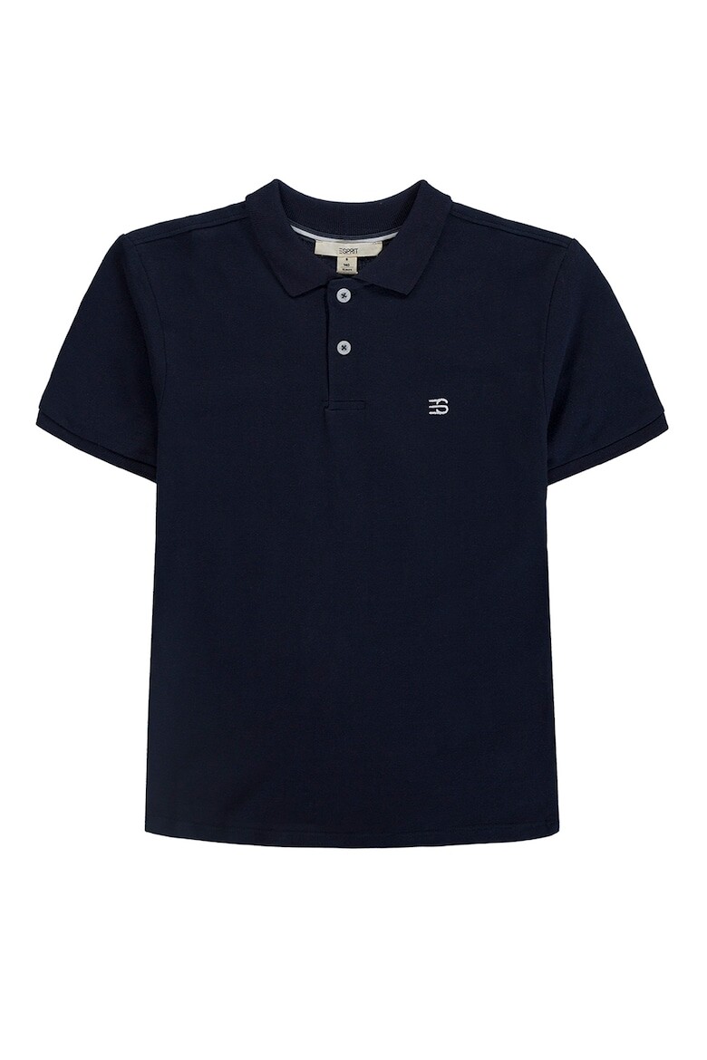 

Футболка из пике с воротником Esprit, белый