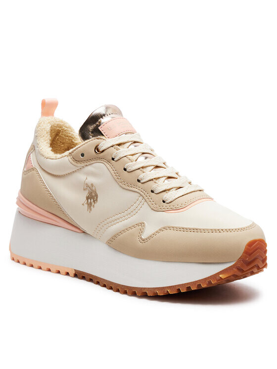 

Кроссовки U.S. Polo Assn., бежевый