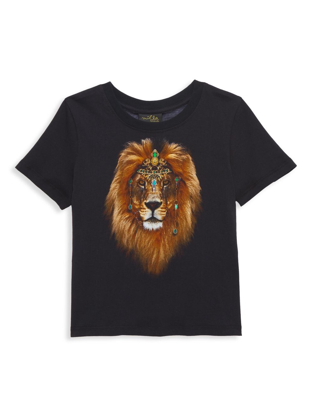 

Футболка Little Boy's & Boy's Lion с рисунком CAMILLA, черный