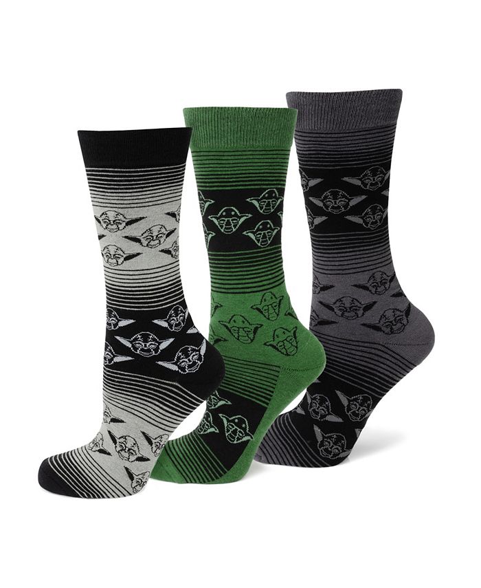 цена Подарочный набор мужских носков Yoda, 3 шт. Star Wars, мультиколор