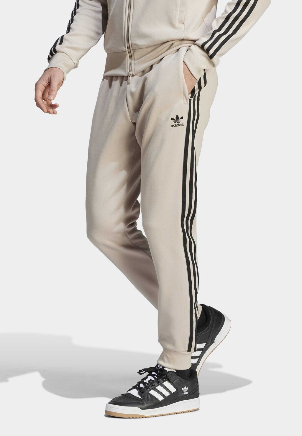 

Спортивные брюки Adicolor Classics Sst adidas Originals, цвет beige black