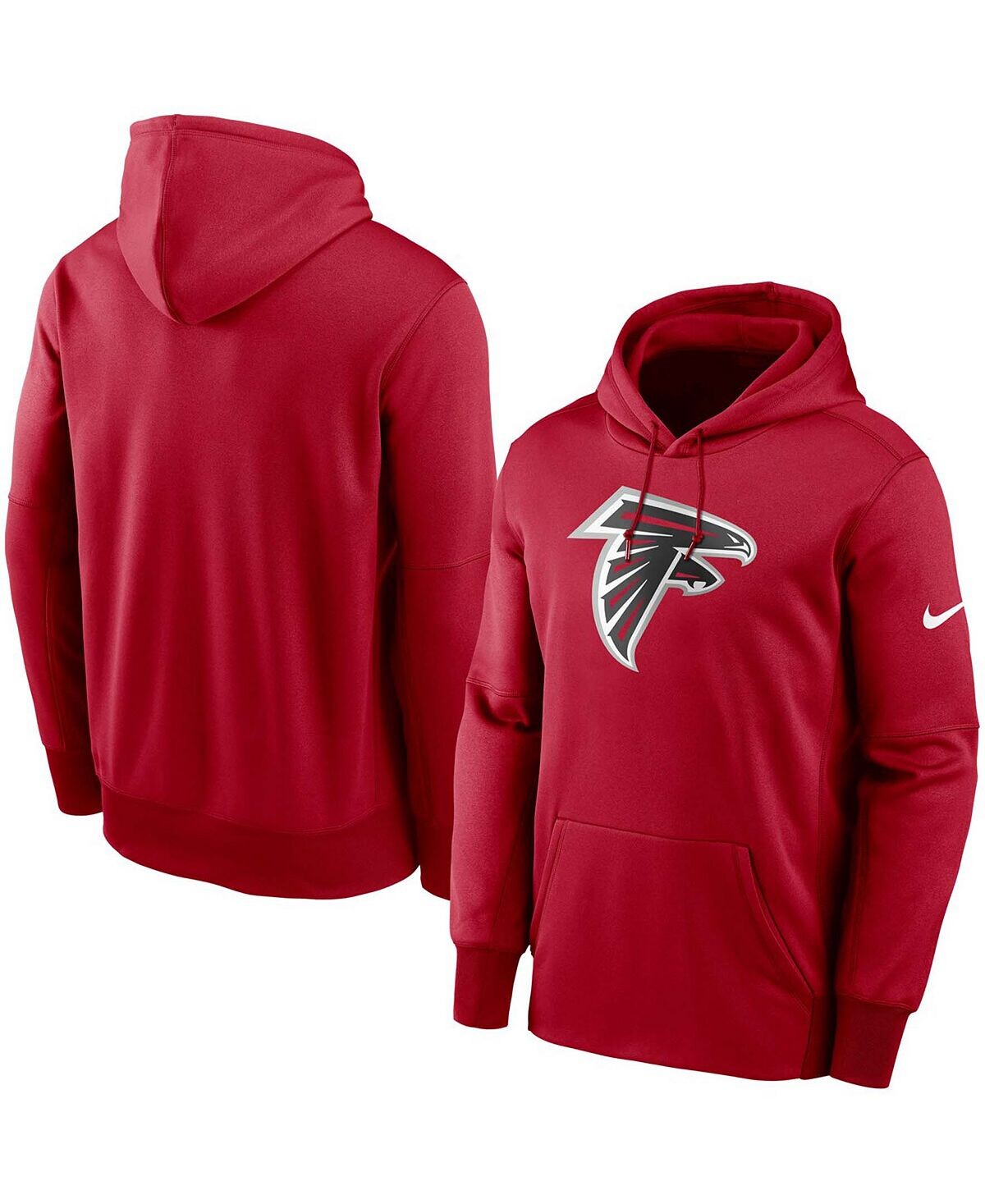 

Мужской красный пуловер с капюшоном Atlanta Falcons Fan Gear Primary Logo Therma Performance Nike