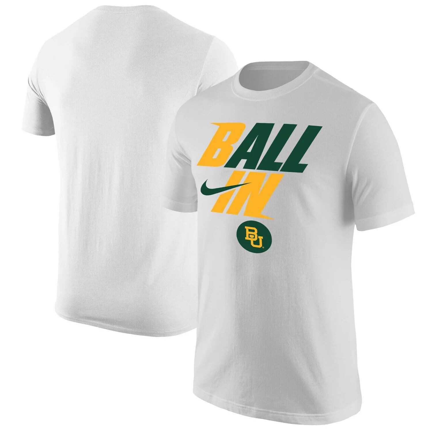

Мужская белая футболка Baylor Bears Legend Bench Nike, Белый