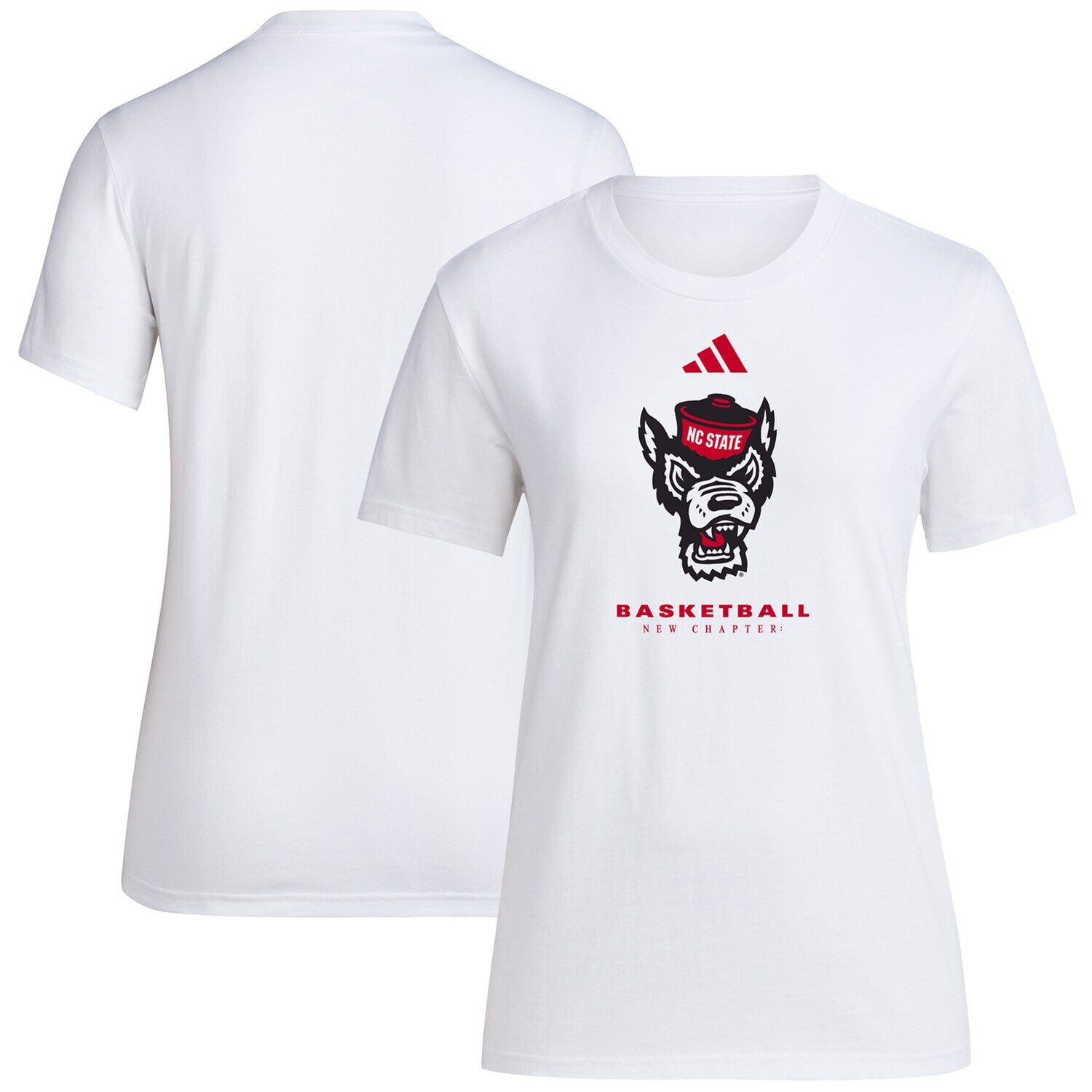 

Женская футболка adidas White NC State Wolfpack Bench adidas