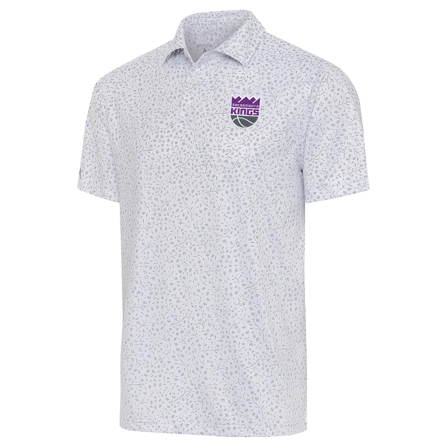 

Поло с коротким рукавом Antigua Sacramento Kings, белый