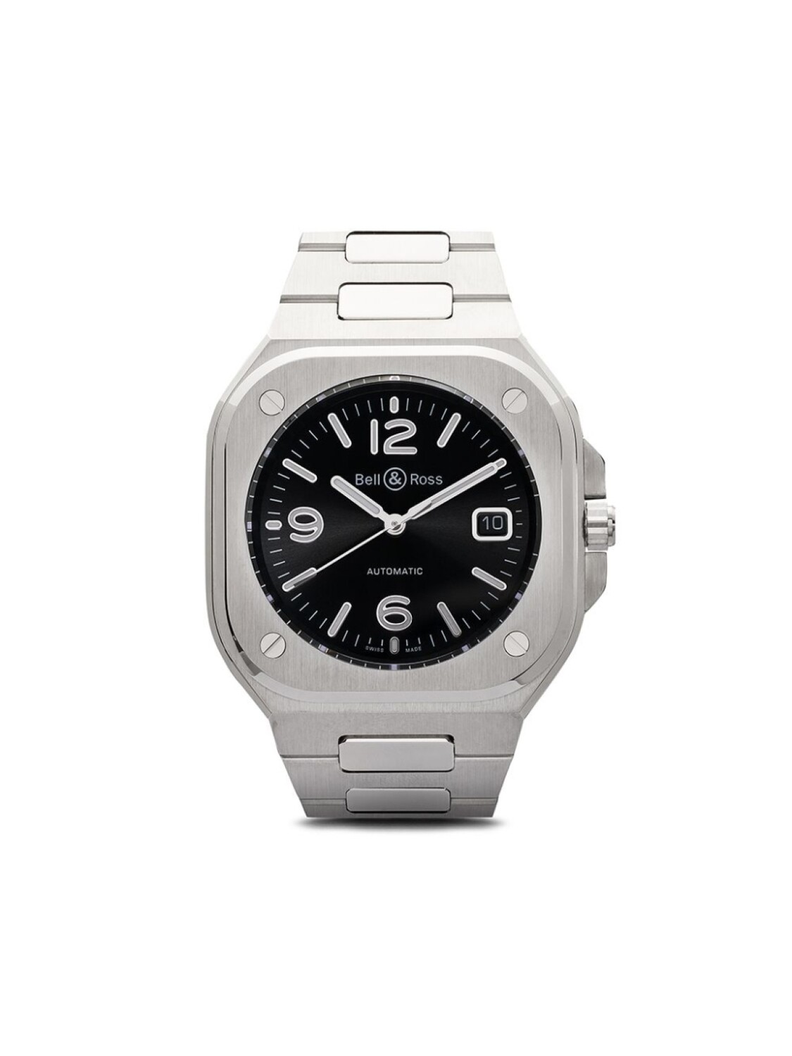 

Наручные часы BR 05 Black Steel 40 мм Bell & Ross, черный