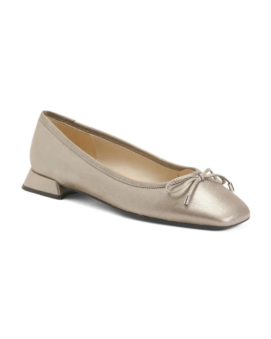 

Кожаные балетки Ubree 15 Step Clarks, цвет Metallic