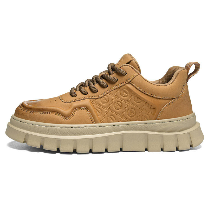 

Модные мужские кеды для скейтбординга Play Series с низким верхом Aokang, цвет Wheat Yellow [Standard Sneaker Size]