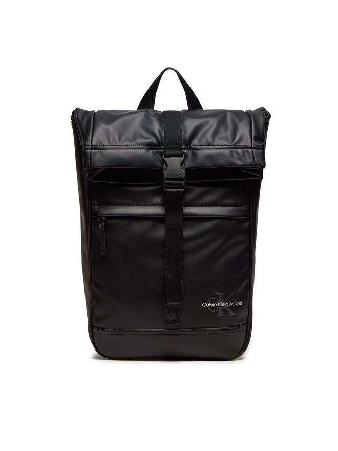 

Рюкзак Monogram Soft Rolltop Calvin Klein, черный
