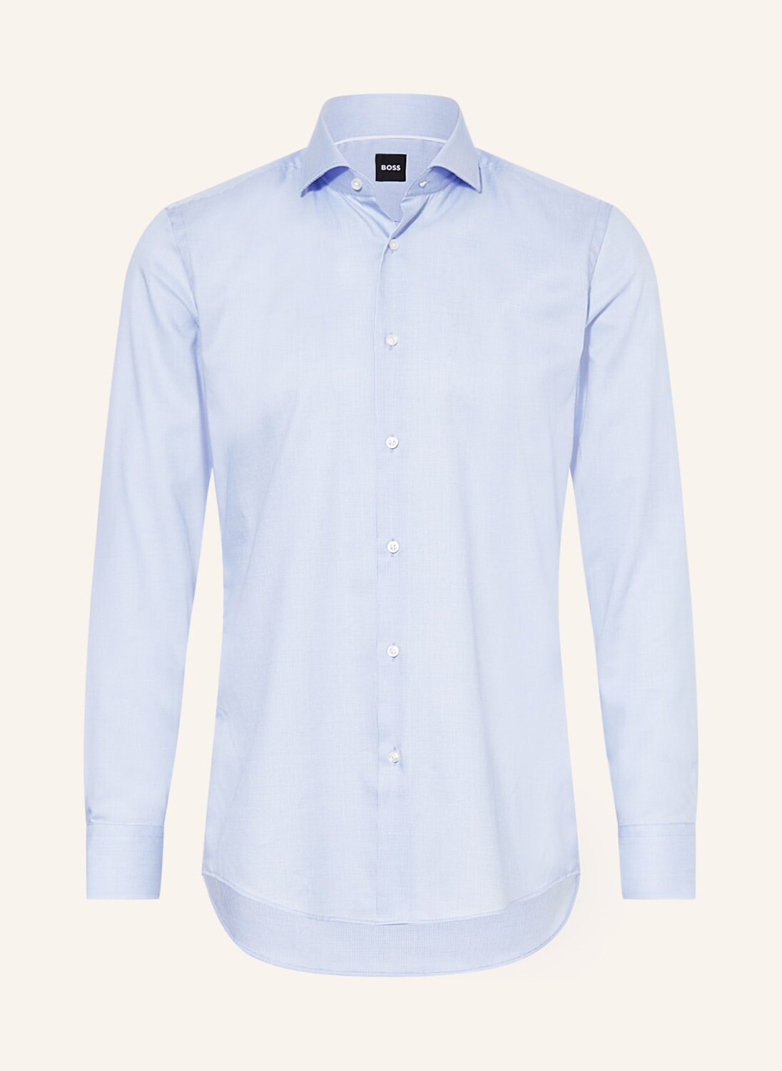 

Рубашка BOSS H-HANK Slim Fit, светло-синий