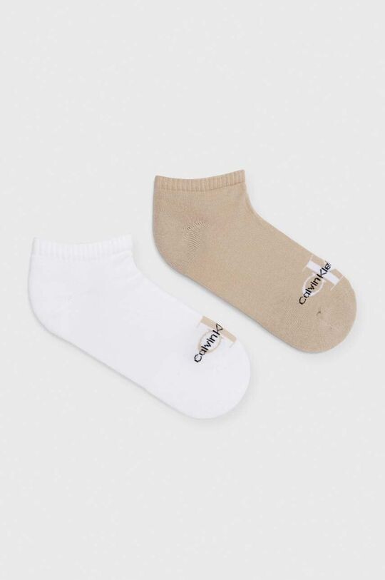 

Носки , 2 пары Calvin Klein Jeans, бежевый