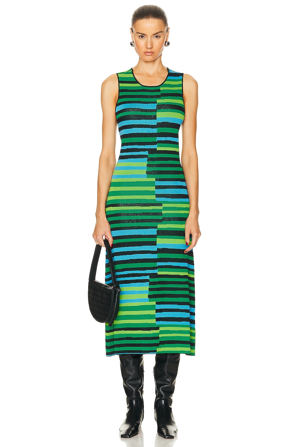 Платье Simon Miller Sleeveless Axon, цвет Horizontal Stacked Stripe
