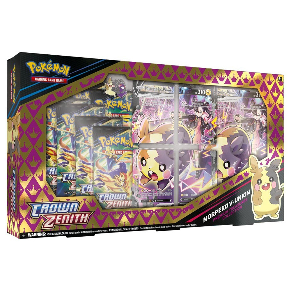 

Карточная игра The Pokemon Company Int'l Pokemon TCG: Crown Zenith: Premium Treasures Collection - Morpeko V-UNION