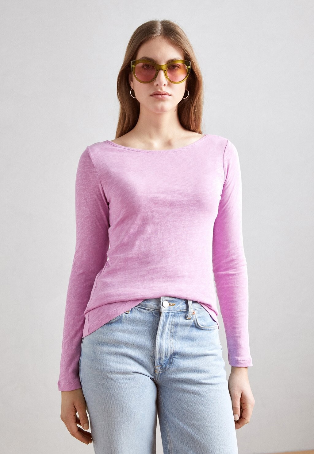 

Футболка с длинным рукавом Boat Neck Marc O'Polo, цвет berry lilac