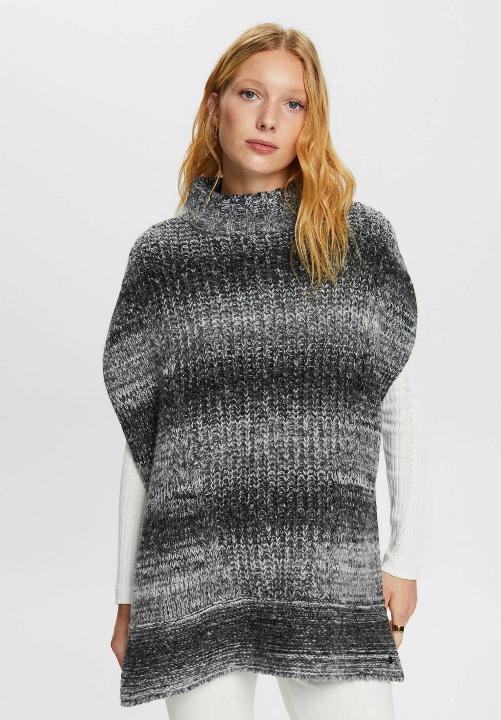 

Шарф ПОНЧО Esprit, черный