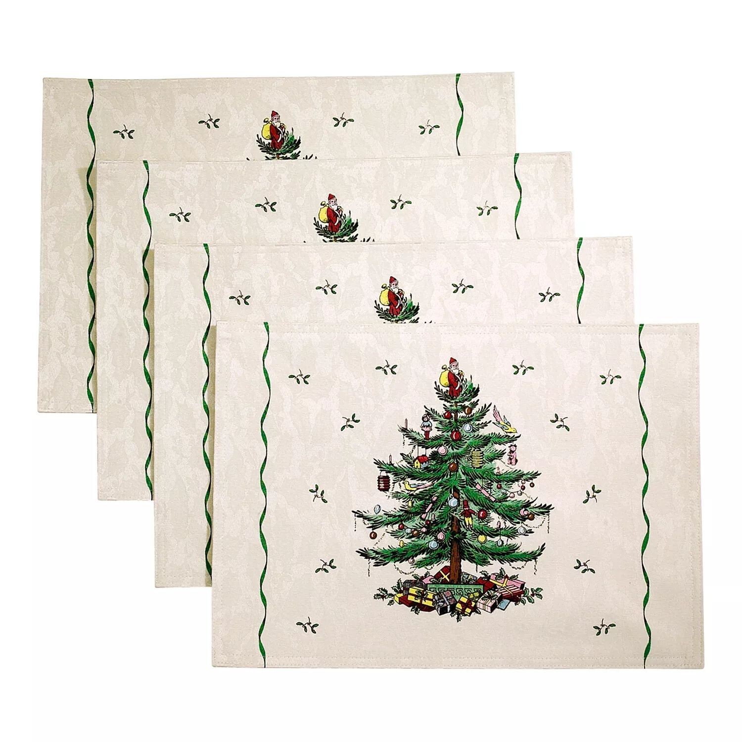 

Подставки для столовых приборов Spode Christmas Tree Green, 4 шт.