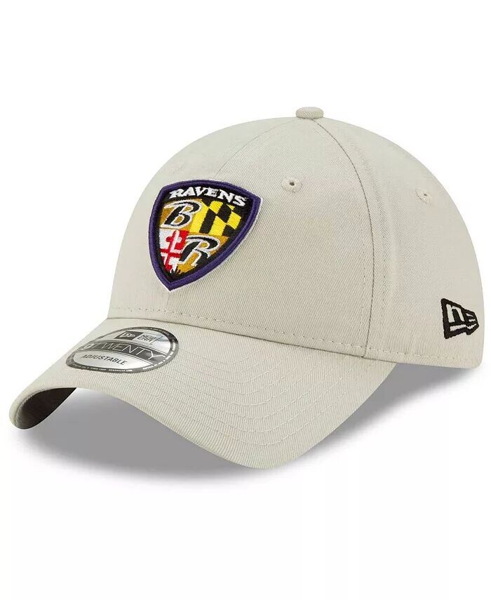 

Мужская регулируемая кепка цвета хаки Baltimore Ravens Shield Playmaker 9TWENTY New Era, бежевый