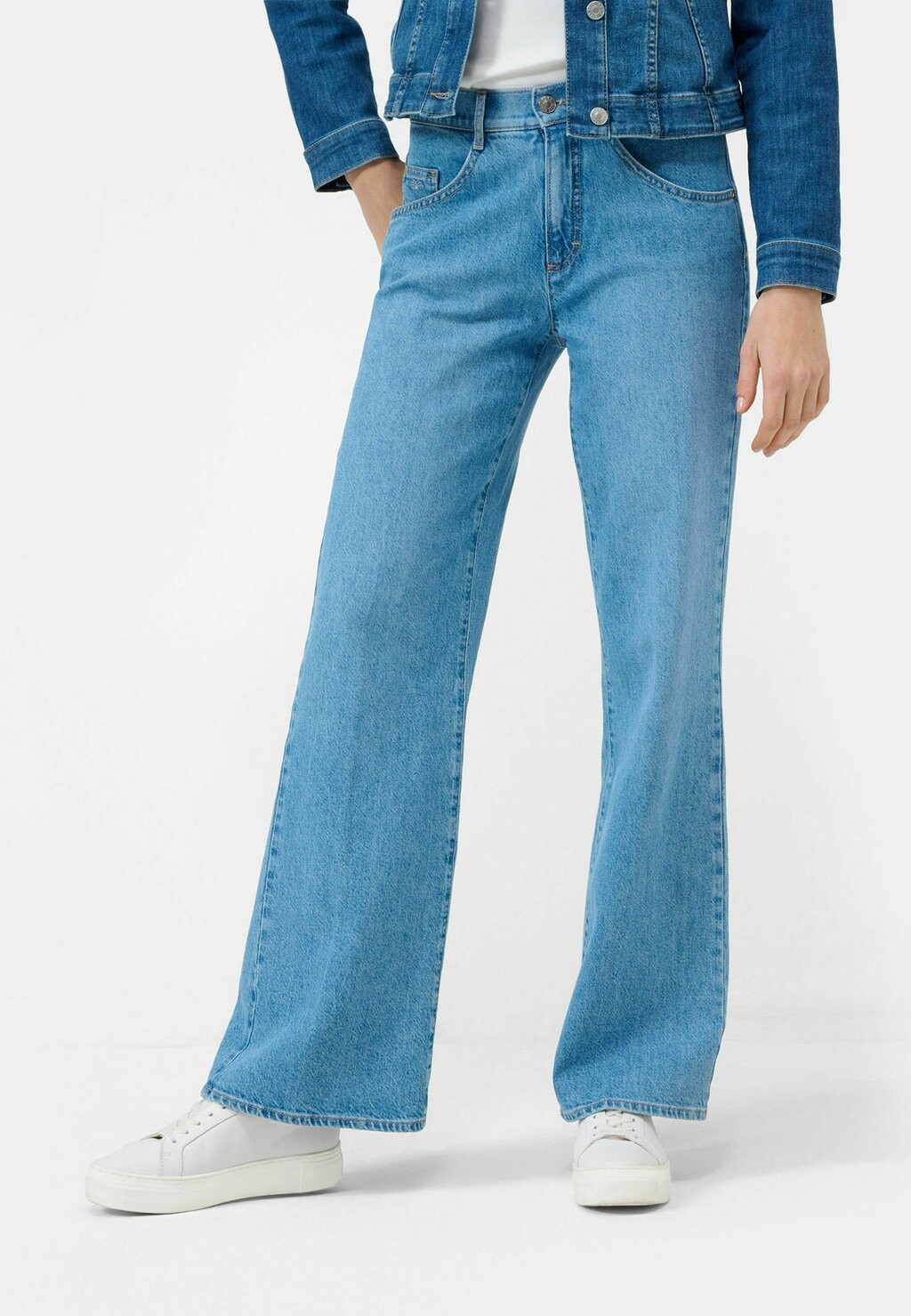 

Расклешенные джинсы STYLE MAINE BRAX, цвет used sky blue