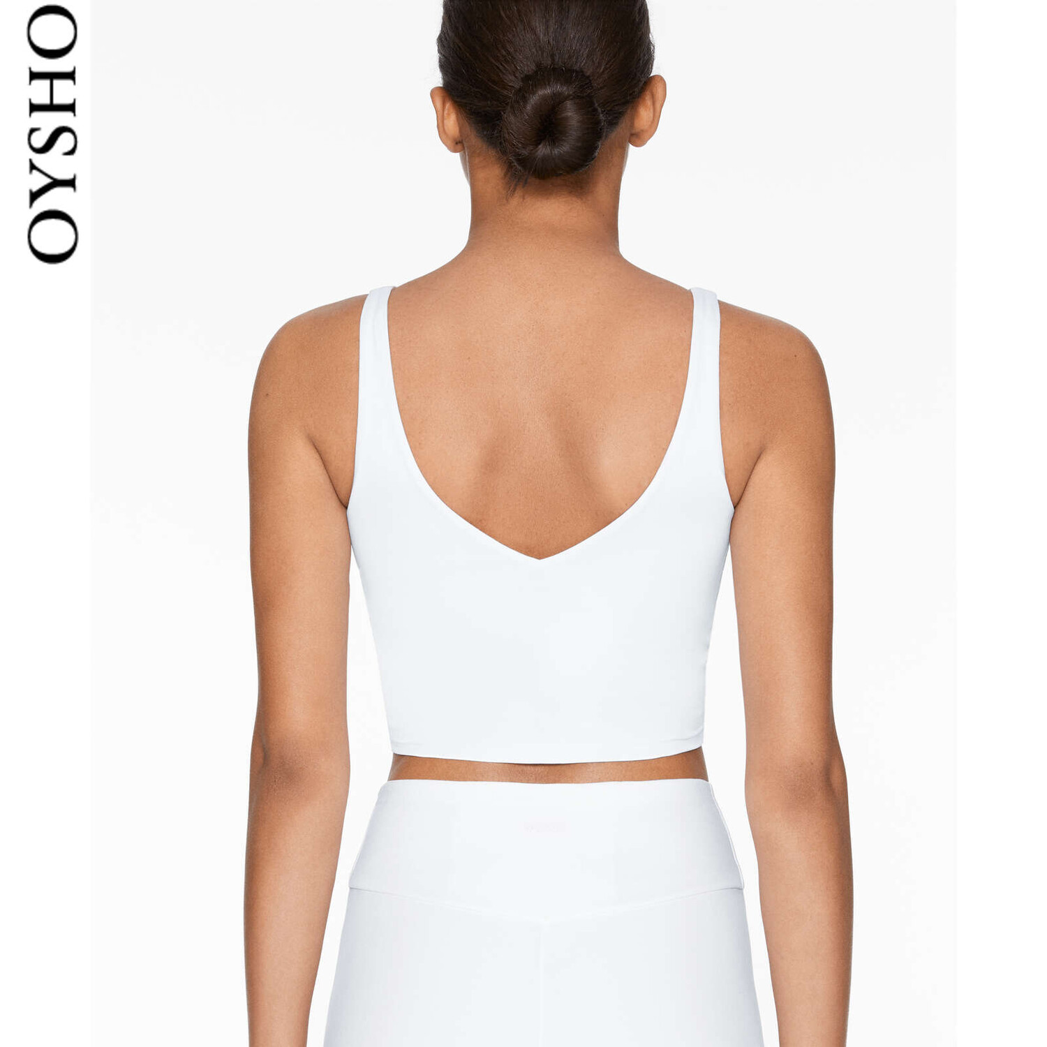 

Топ спортивный женский Oysho, белый