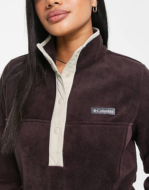 

Фиолетовый флисовый флис 1/2 Columbia Benton Springs эксклюзивно на ASOS