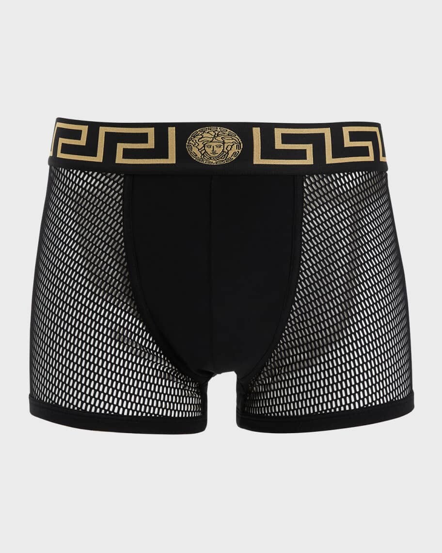 

Мужские сетчатые трусы-боксеры La Greca Versace