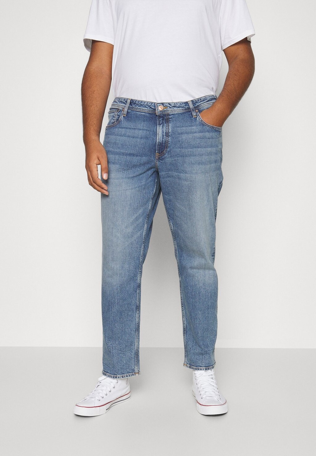 

Джинсы-сигареты JJIMIKE JJORIGINAL Jack & Jones, синий деним