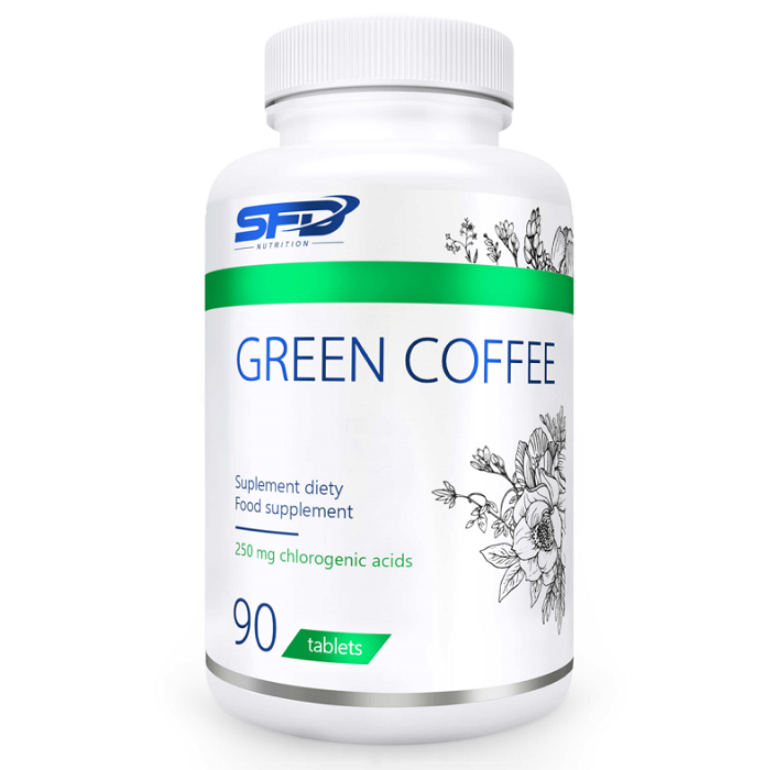 SFD Green Coffeeпрепарат, уменьшающий чувство усталости и утомления, 90 шт. green foods green magma 500 мг 250 таблеток