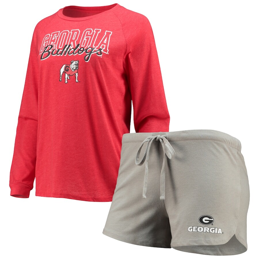 

Пижамный комплект Concepts Sport Georgia Bulldogs, красный