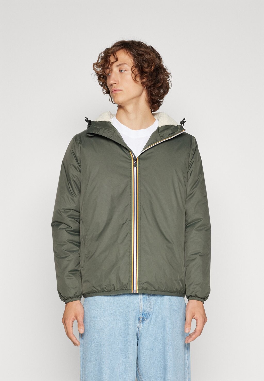

Куртка зимняя LE VRAI CLAUDE ORSETTO UNISEX K-Way, зеленый черноватый, Черный