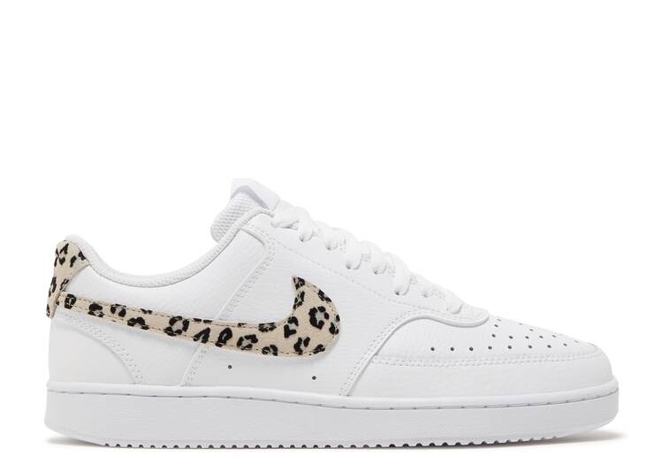 

Кроссовки Nike WMNS COURT VISION LOW 'LEOPARD SWOOSH - WHITE', белый