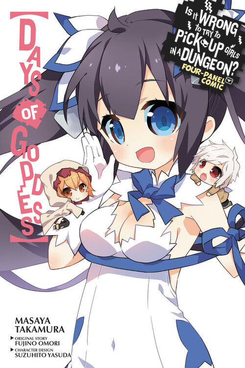 

Манга Is It Wrong to Try to Pick Up Girls in a Dungeon Four-Panel Comic: Days of Goddess Manga