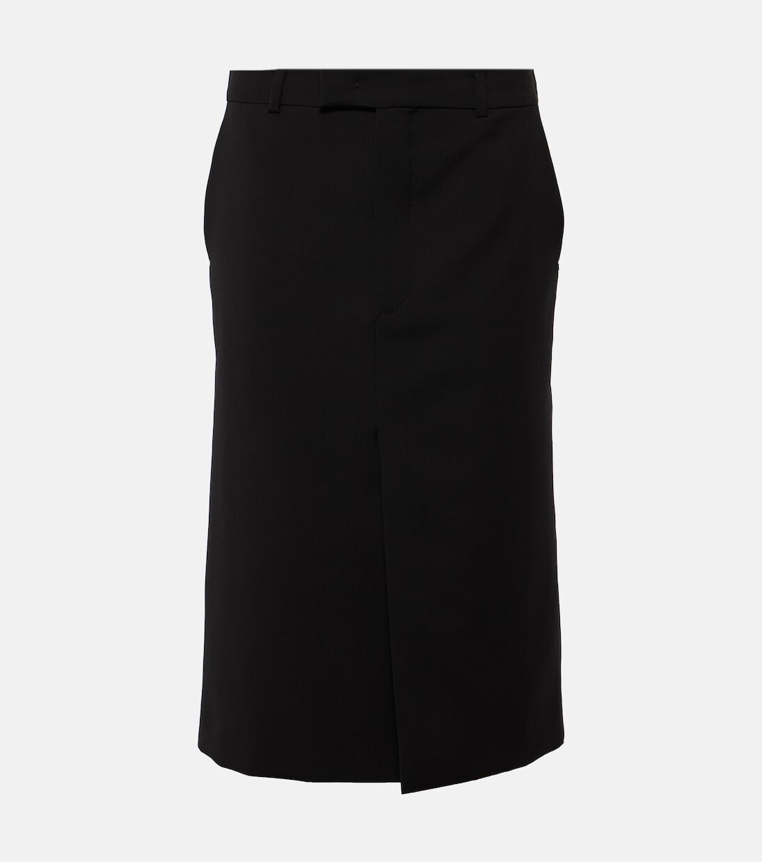 

Юбка миди atollo из шерсти Sportmax, черный