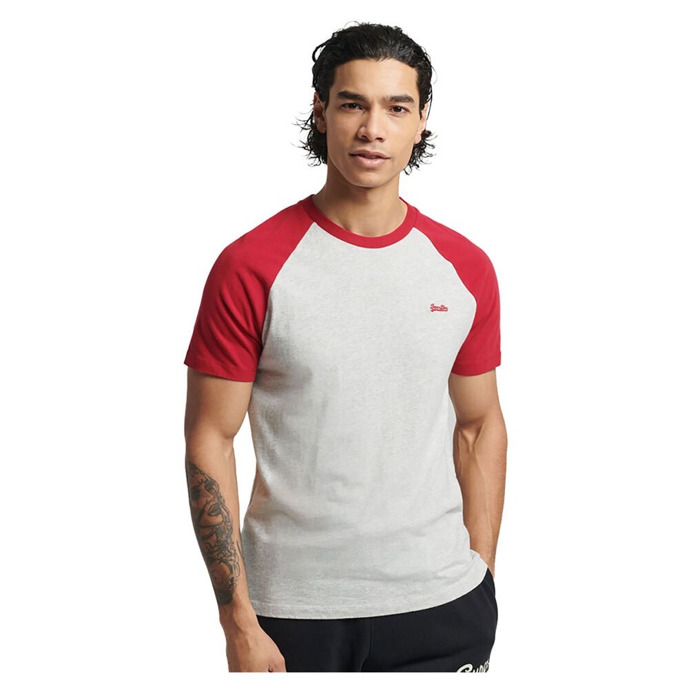

Футболка Superdry Vintage Baseball Short , серый