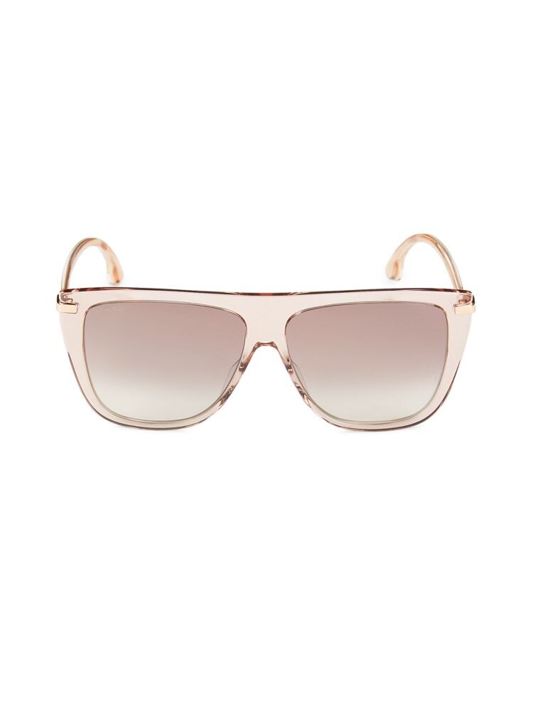 

Квадратные солнцезащитные очки 58MM Jimmy Choo, цвет Light Pink